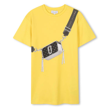 Vestido para niña y Teen Marc Jacobs negro amarillo
